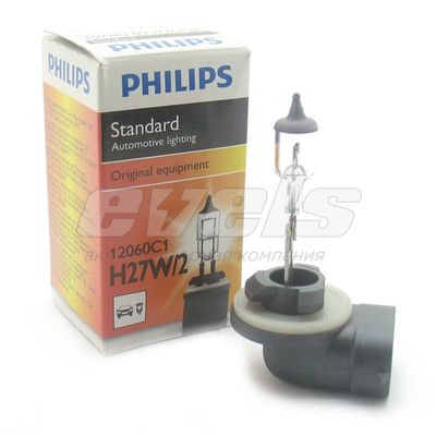 Лампа "PHILIPS" 12v H27/2 27W (PGJ13) (кор.) — основное фото